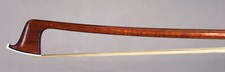 A very fine certified French violin bow made by Pierre Husson ca. 1885.
