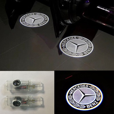 2X Projector Ghost Shadow Lights Door HD For Mercedes-Benz R Class W251 GL