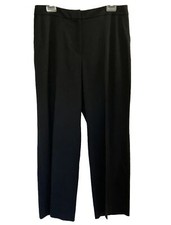 St. John Collection Black Straight Leg Dress Pants Trousers Women  s Size 10