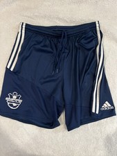 Mens Adidas Blue Empire Soccer Club Soccer Fubtol Team Shorts Medium