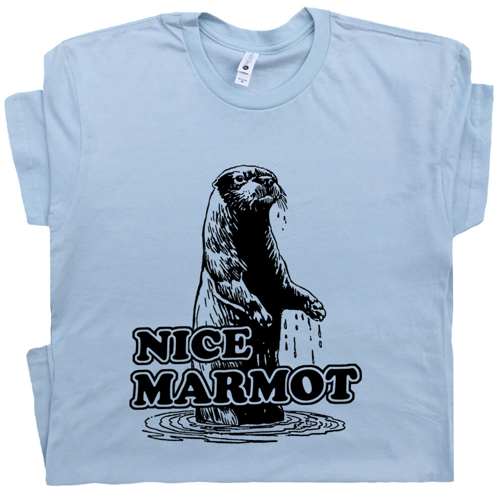 Nice Marmot T Shirt The Big Lebowski Shirt 90s Movie Quote Beaver