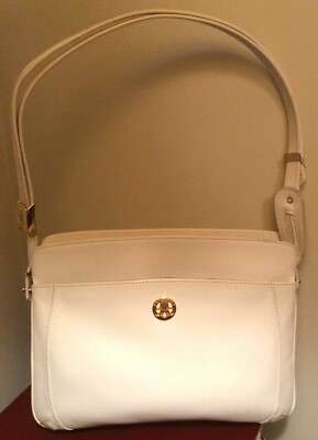 Vintage Authentic POURCHET PARIS White Purse Bag from 60 