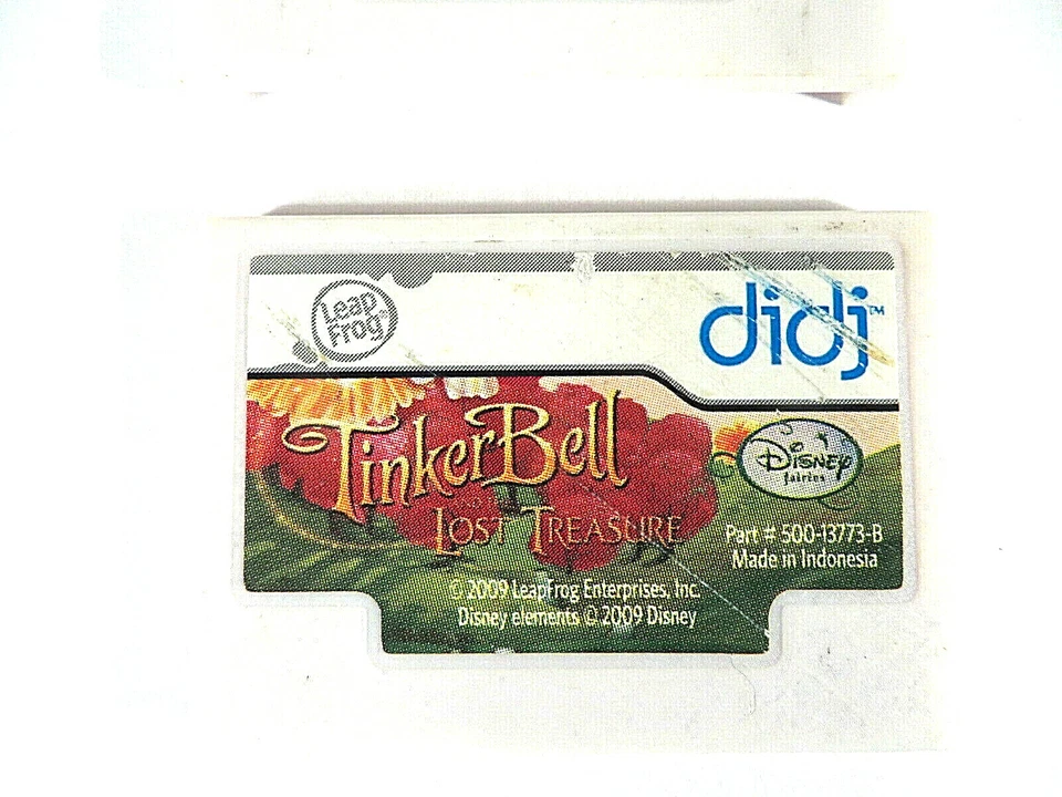 Leap Frog didj Cartridges Games Lot of 2 Nickelodeon Spongebob Disney Tinkerbell - Image 4 of 4