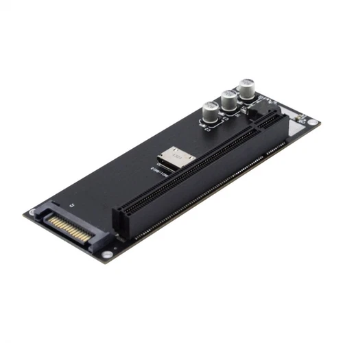 SFF-8611 8612 Nvme M.2 SSD to Pcie 4.0 X16 Adapter for External GPU Mainboard