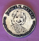 State of Arizona, Governor Janet Brewer, token coin, Minty — photo 1