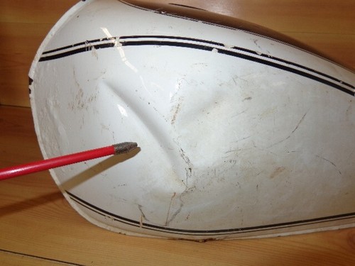 Kawasaki KZ1000 KZ 1000 1982-1990 policía OEM tanque de combustible gasolina 51001-1101-8C - Imagen 18 de 18