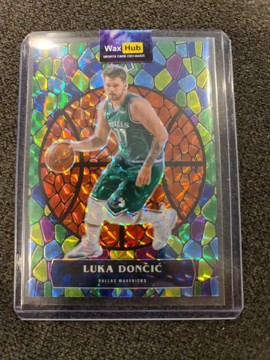 LUKA DONCIC ~ 2020-21 Mosaic Stained Glass Short Print SSP #9 ~ Dallas Mavericks