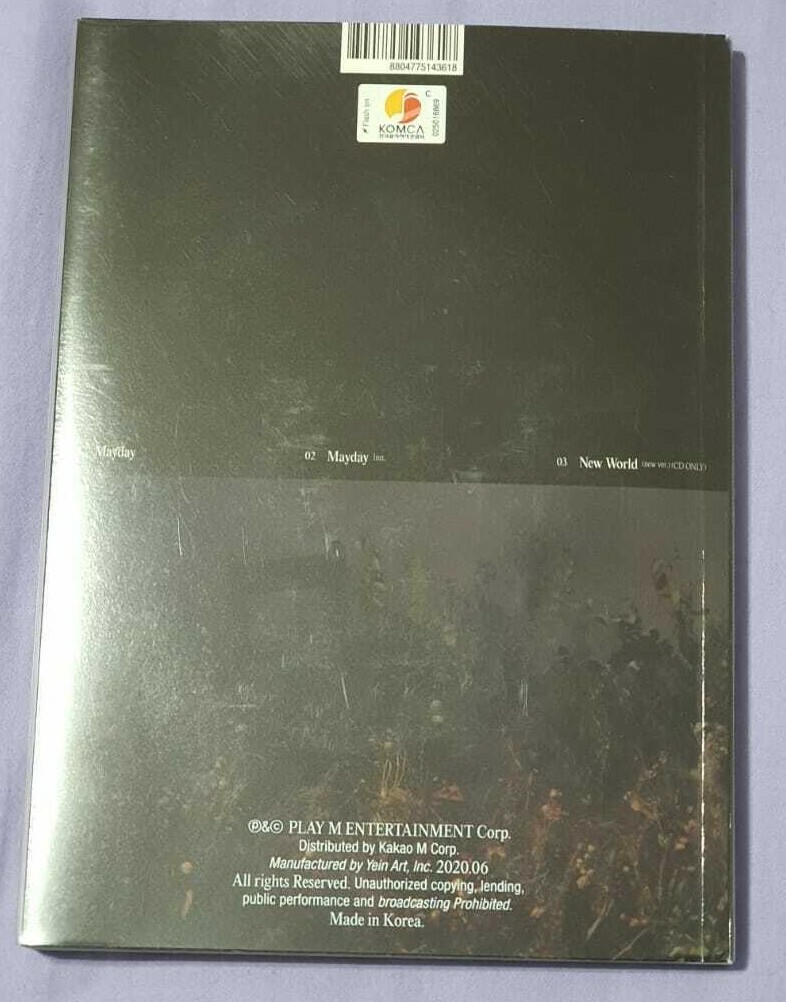VICTON [Mayday] Album (Slight Defects) SIGNED [CD+Postcard+Standee