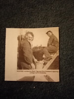 ZZ8 Ephemera 1987 Sussex Hurrikan Bild Basilikum Figg Don Godward Amberley 