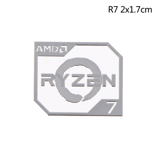 AMD Ruilong Ryzen R9 R7 R5 R3 Vega Metall Aufkleber Notebook Desktop Logo Stick YIUK - Bild 13 von 18