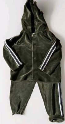 Hoodie Childrens Clothes Wonder Nation Green Tracksuit 18 Mo Hoodie Soft