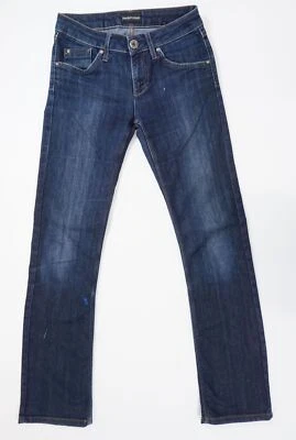Emporio Armani Herren Jeans Hose W24 L30 24/30 blau dunkelblau Bootcut Stretch - Bild 1 von 4