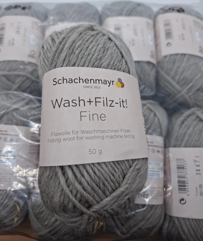 (79,80 €/kg): 50 g smc Wash+Filz-it! fine, Strickfilzen, FARBWAHL #7589 ff - Bild 2 von 4