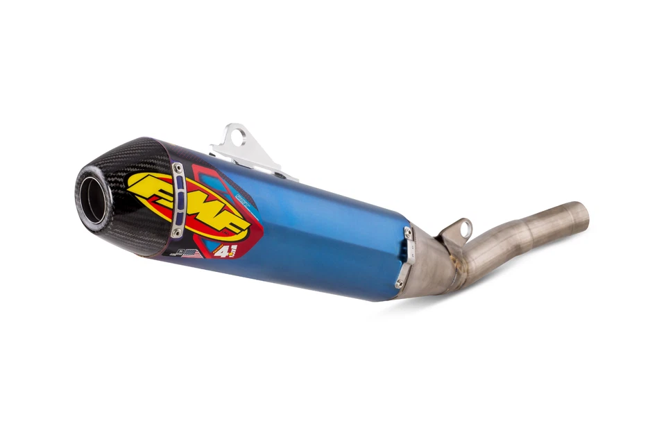 FMF 044455 Factory 4.1 Slip-On Exhaust Pipe Blue Yamaha YZ250F YZ 250F 2019-2026 - Image 2 of 4
