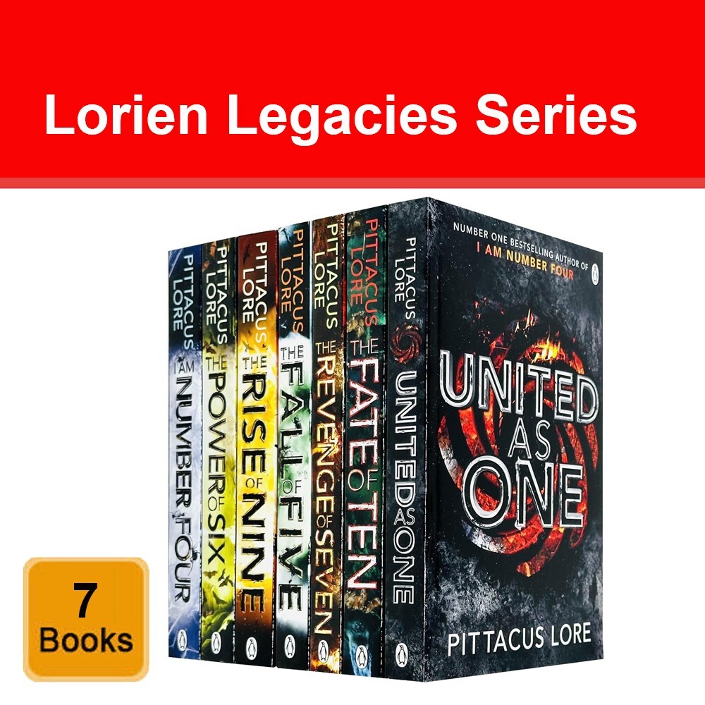 Lorien Legacies Series 7 Books Collection Set by Pittacus Lore Revenge of Seven