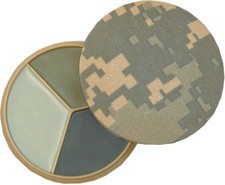 ACU Digital Camouflage 3 Color Camouflage Face Paint Compact With Mirror