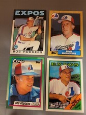 10 Card Lot Bob Rodgers Expos Manager - Excellent Condition