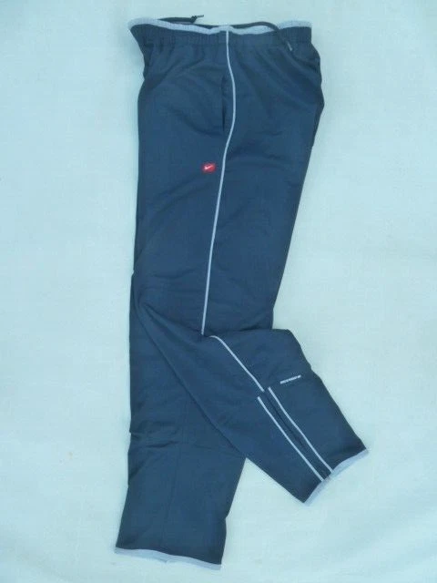 Vintage Nike Sweatpants Light Grey Cotton White Swoosh Baggy Fit Y2K -   Canada