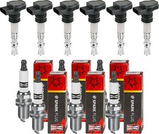 6x NTY Zündspule + CHAMPION Zündkerze für BMW 3er Coupe E46 M3 E36