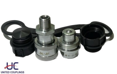 #ad 1 4 High Pressure Hydraulic Coupler Coupling 10k PSI Enerpac w Dust Cap $24.99