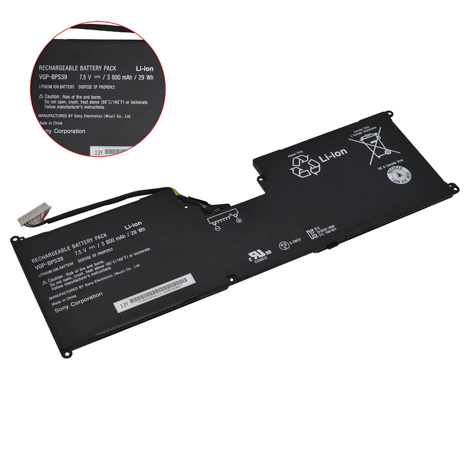 Batería Original VGP-BPS39 para Sony SVT11213CGW SVT11227CG SVT11213CXB SVT112A2WL Foto 2 de 4