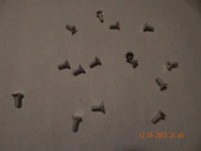 ALUMINUM FLAT HEAD PHILLIPS MACHINE SCREWS. 10/24 x 3/8" 15 PCS. NEW