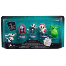 Disney Tim Burton Nightmare Before Christmas Glow in Dark Mini Figure Set