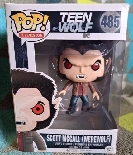 Scott McCall Pop 485 - Teen Wolf Funko Pop! Vinyl 2017 -Vaulted +Protector -RARE