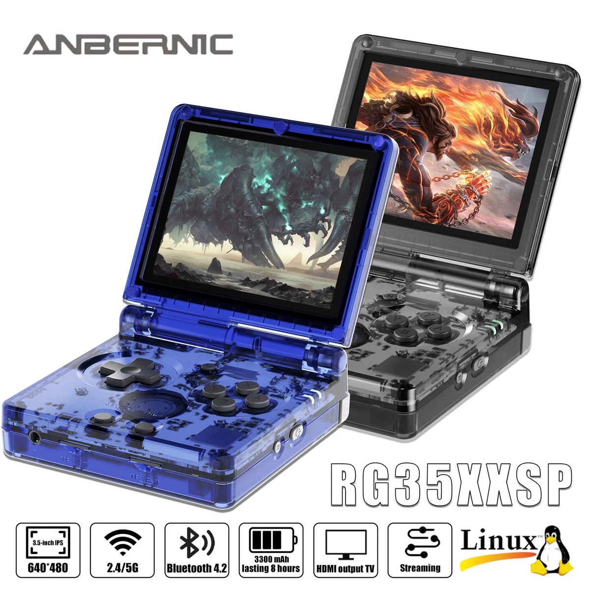 ANBERNIC RG35XXSP Handheld Game Console 3.5