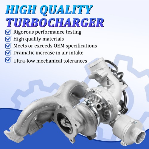 Turbocharger W/Gasket for 09-12 AUDI A4 A5 VW 2.0 TFSI Quattro Turbo 06H145702G - Picture 5 of 15