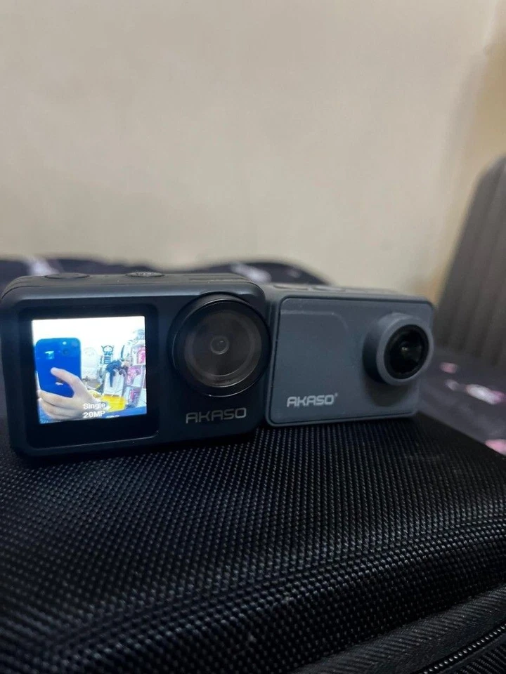 ACTION CAMERA AKASO V50 AND BRAVE 7 LE BLACK USED - Image 4 of 4