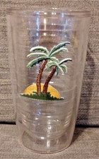 Tervis Tumbler Palm Tree Sunset Beach - 16oz - Made in USA - No Lid