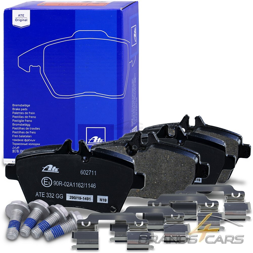ATE Komplett-Bremsset Vorne + Hinten Für Mercedes A-Klasse W169 & B-Klasse W245 – Scheiben + Beläge + Warnkontakt
