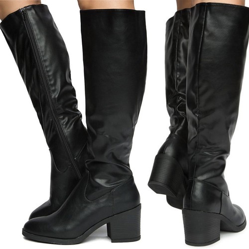 Mid Calf Knee High winter Fashion Boots 