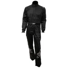 Zamp Racing Suit R010003XXXL; ZR-10 SFI 3.2A/1 3XL Single Layer Black, 1-Piece