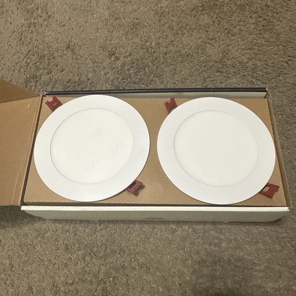 Eléctrico comercial ultra delgado 6 pulgadas Kit LED empotrados seleccionables en color paquete de 4 Foto 3 de 4