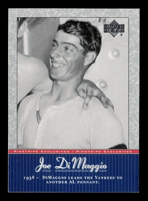 2001 Upper Deck Decade 1970's #JD11 Joe DiMaggio Pinstripe