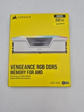 NEW CORSAIR Vengeance RGB DDR5 RAM 32GB 2x16GB 6000MHz CL30 CMH32GX5M2B6000Z30W