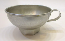 Primitive Old 1950's 2x4 Vintage Aluminum Canning  Jar Funnel