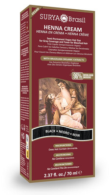 - Henna Cream for Gray Coverage, Semi Permanent Natural Henna Deep Conditioning 