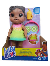 Baby Alive Rainbow Spa Doll 10 Inch Eye Mask Headband 2 in 1 Skirt Cup