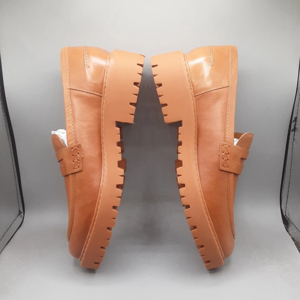 Mocasines Schutz Leather Lug Christie Weekend 7.5B Miele A253 Foto 3 de 4