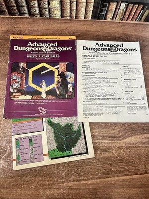 When A Star Falls Adventure Module - AD&D UK4
