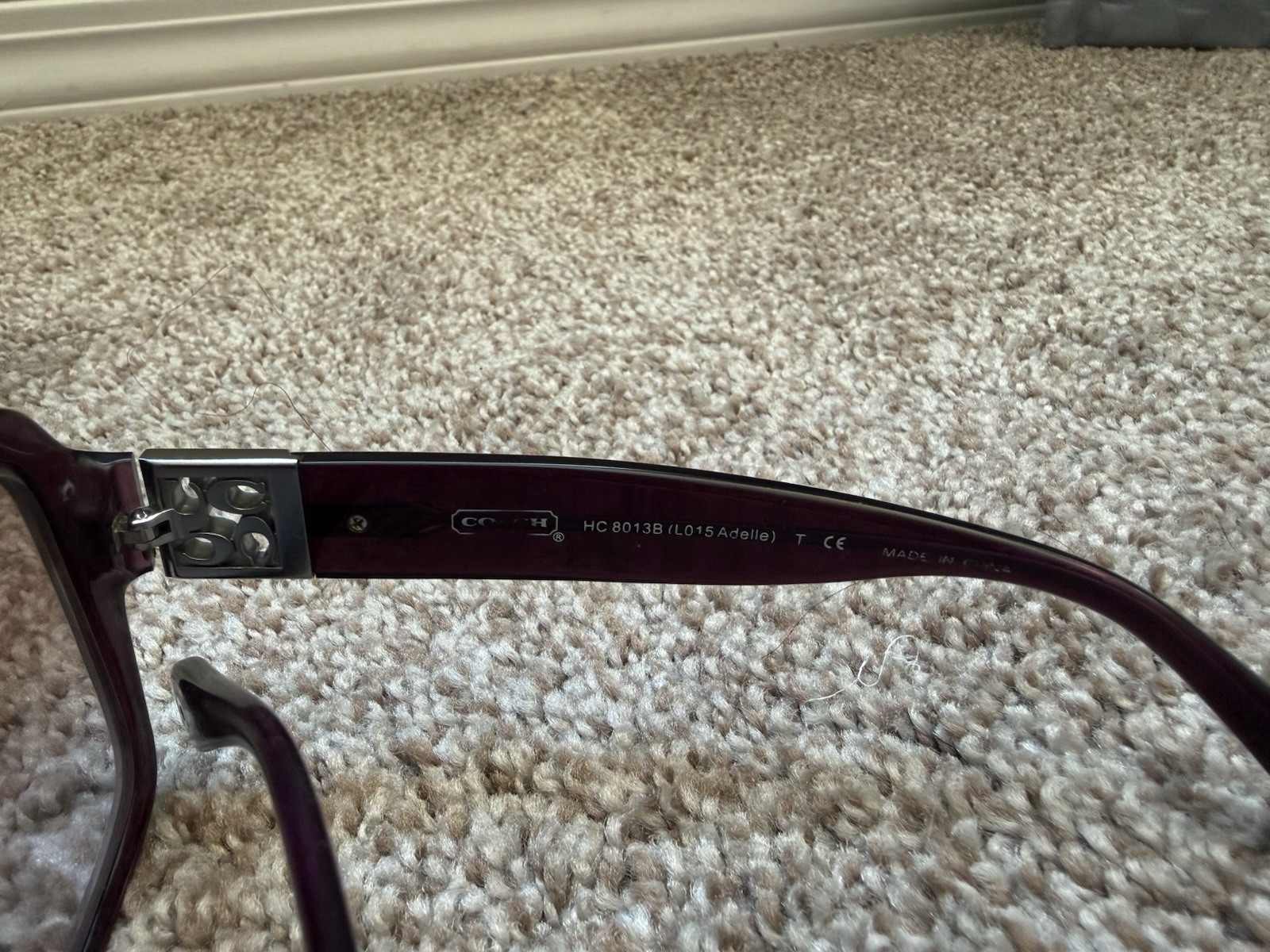 Authentic Coach HC8013B Adele Sunglasses – Purple… - image 9