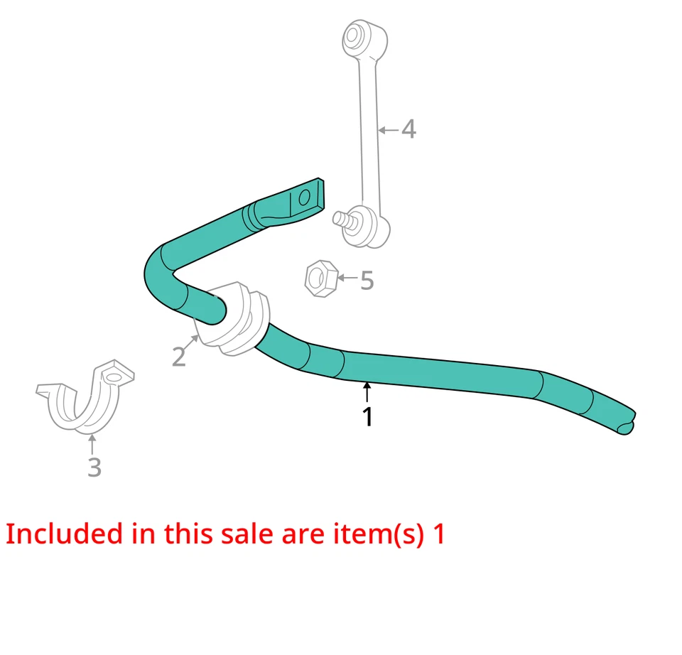 2006 Saab 9-7x AWD 后稳定杆原始设备制造商 140K 英里 - LKQ366720263 — 第 4/4 张图片