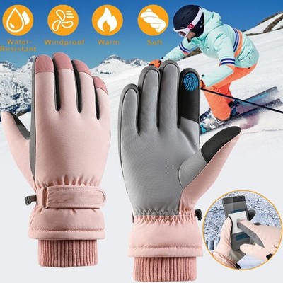 Handschuhe, Damen Thermo Schneehandschuhe Skihandschuhe Warm Winterhandschuhe DE