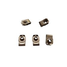 10-24 Stainless Steel U -Style Clip-On Nut,U-Fasteners Pack of 30