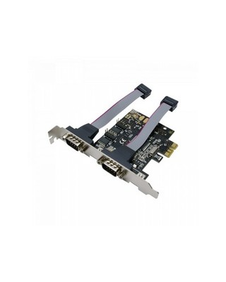 LogiLink PCI Express Interface Card Serial 2x Serieller Adapter PCIe RS-232 x 2