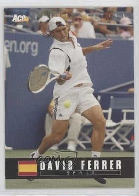 2005 Ace Debut Edition David Ferrer #77 Rookie RC 0a2