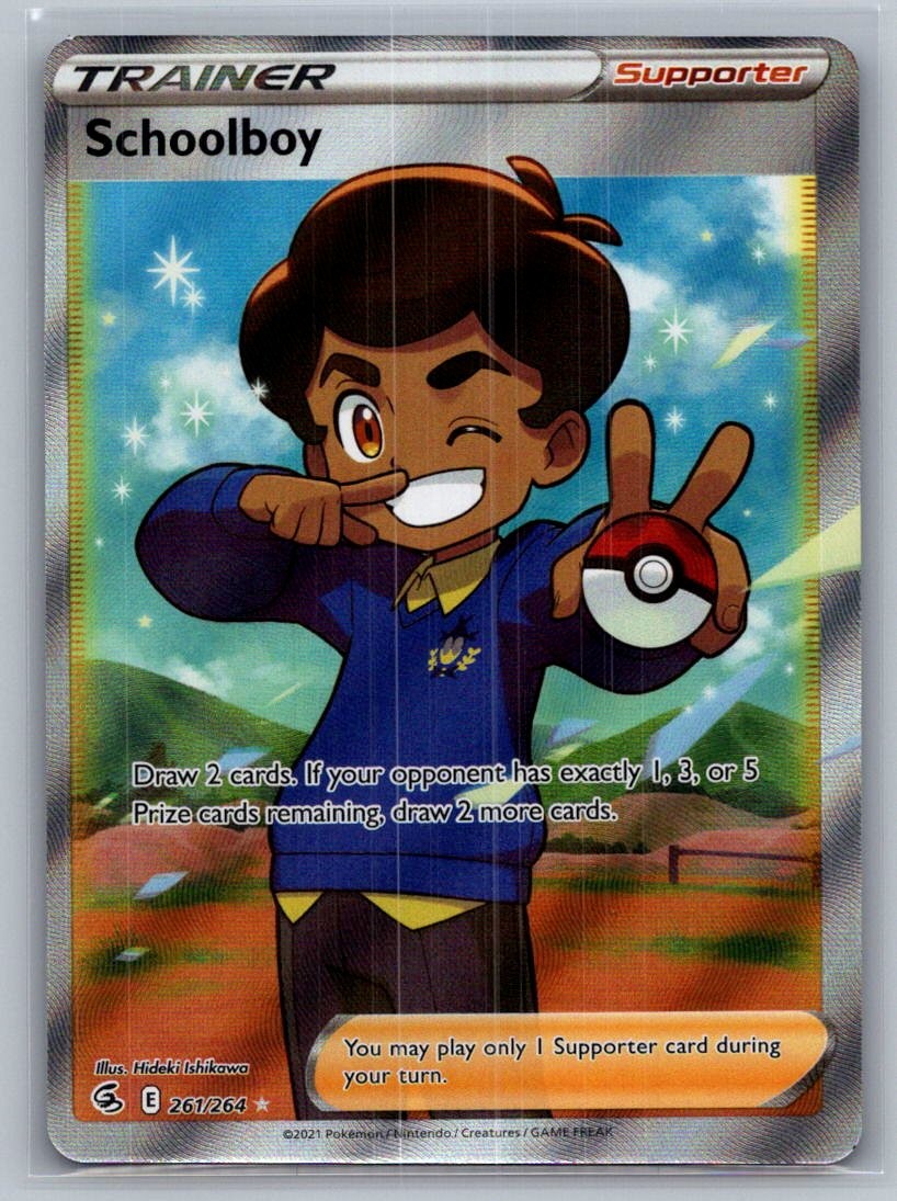 Schoolboy 261/264 Ultra Rare Fusion Strike Pokemon Near Mint